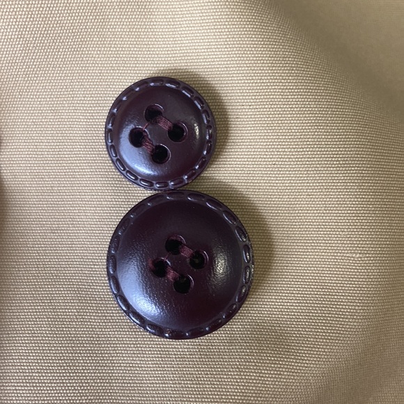 Etienne Aigner beige trench coat double breasted with belt size 8 - Picture 9 of 16